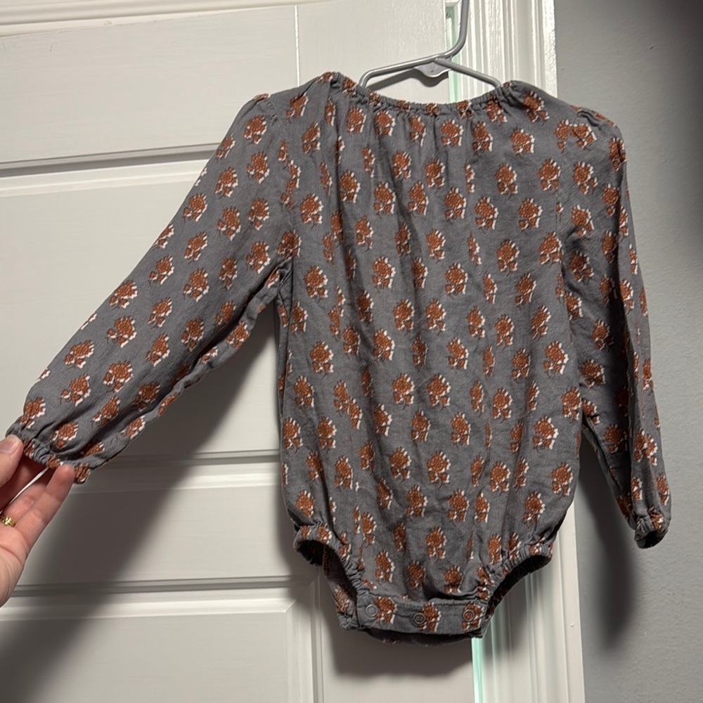 Rylee + Cru floral bubble romper - 18-24m